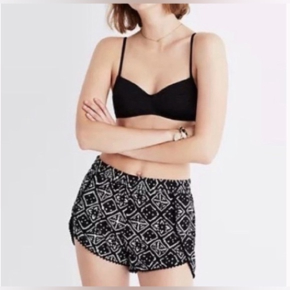 Madewell‎ Oahu Cover Up Lounge Beach Swim Cover Up Shorts Sandlines Size Small - Picture 1 of 10